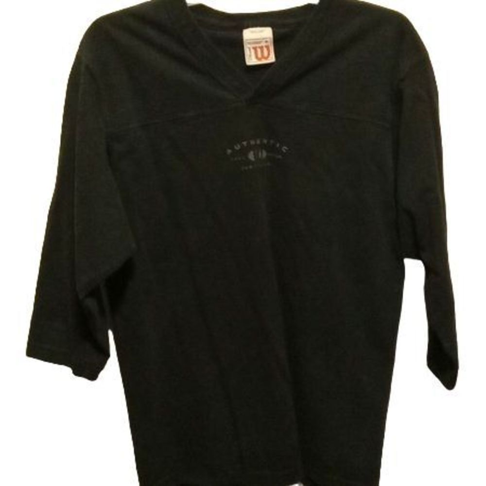 Wilson Heavyweight Long Sleeve‎ Black T-shirt Men's Size Medium